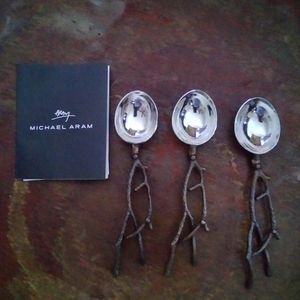 Michael Aram Trio Twig Spoon Set
